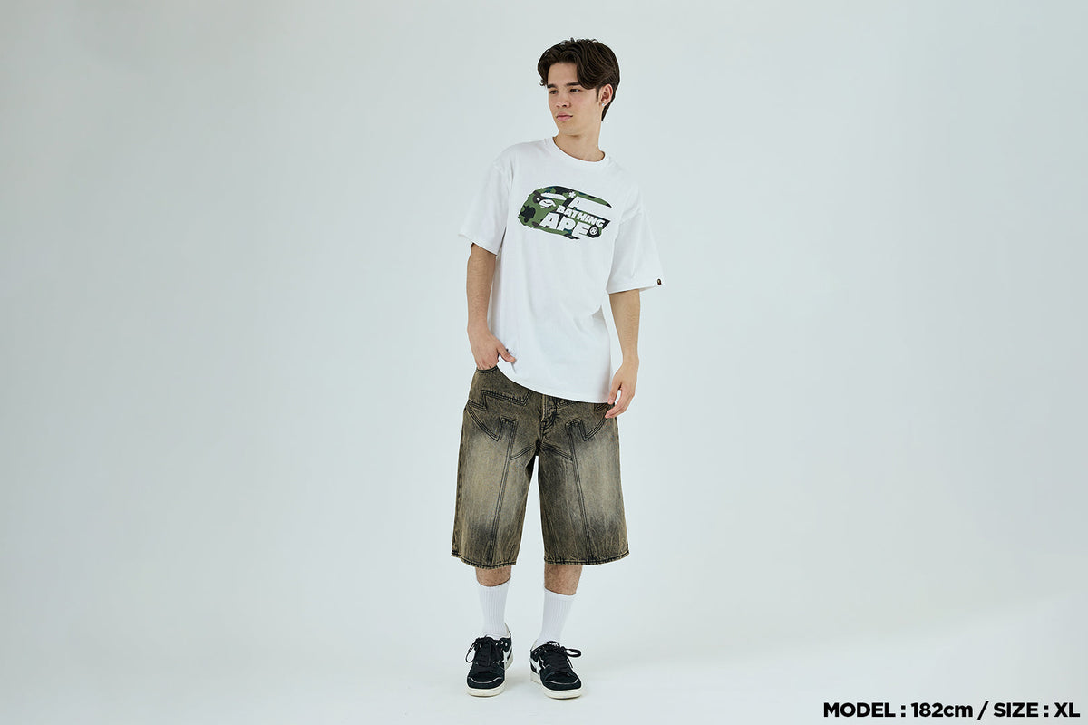 BAPE 1ST CAMOVING APE HEAD TEE