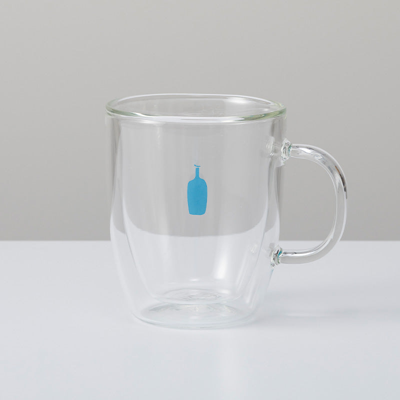 Blue bottle 藍瓶咖啡雙層玻璃馬克杯