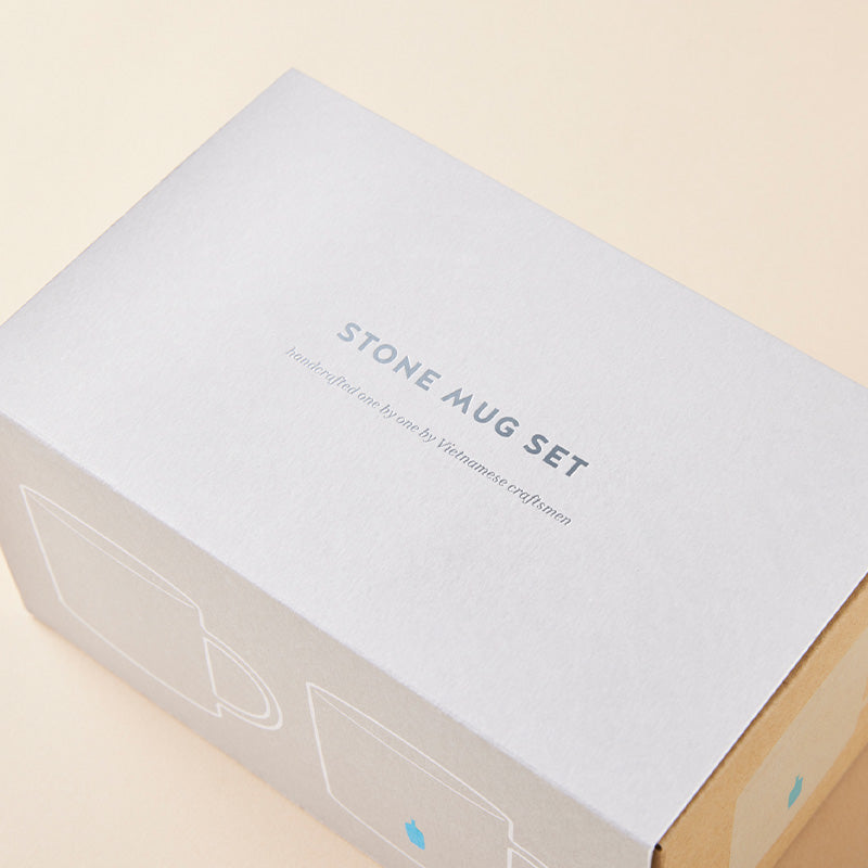 Blue bottle 藍瓶咖啡 石頭馬克杯 組合