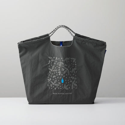 Blue bottle 藍瓶咖啡 刺繡環保購物袋 - 咖啡樹葉