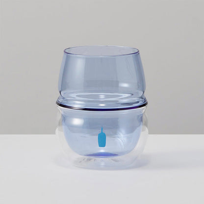 Blue bottle 藍瓶咖啡 雙層玻璃馬克杯