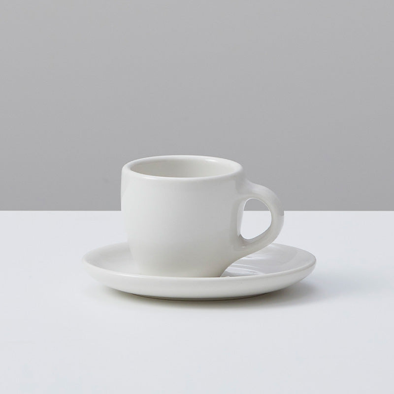 【線上限定】濃縮咖啡杯 & 碟子 套裝（白色）