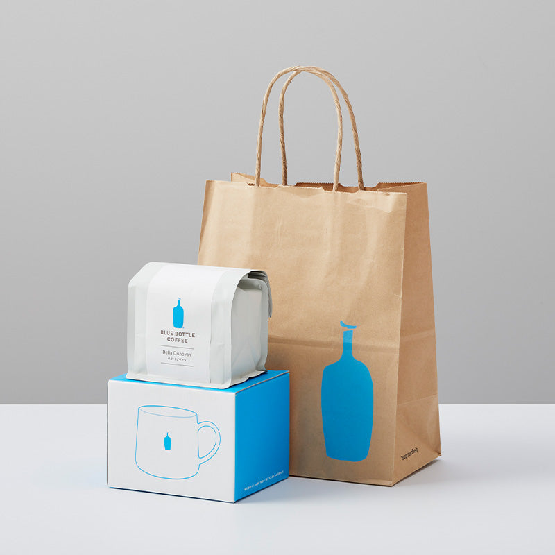 Blue bottle 藍瓶咖啡紙袋