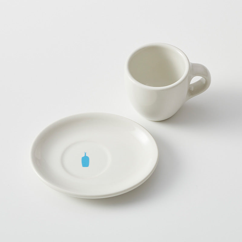 【線上限定】濃縮咖啡杯 & 碟子 套裝（白色）