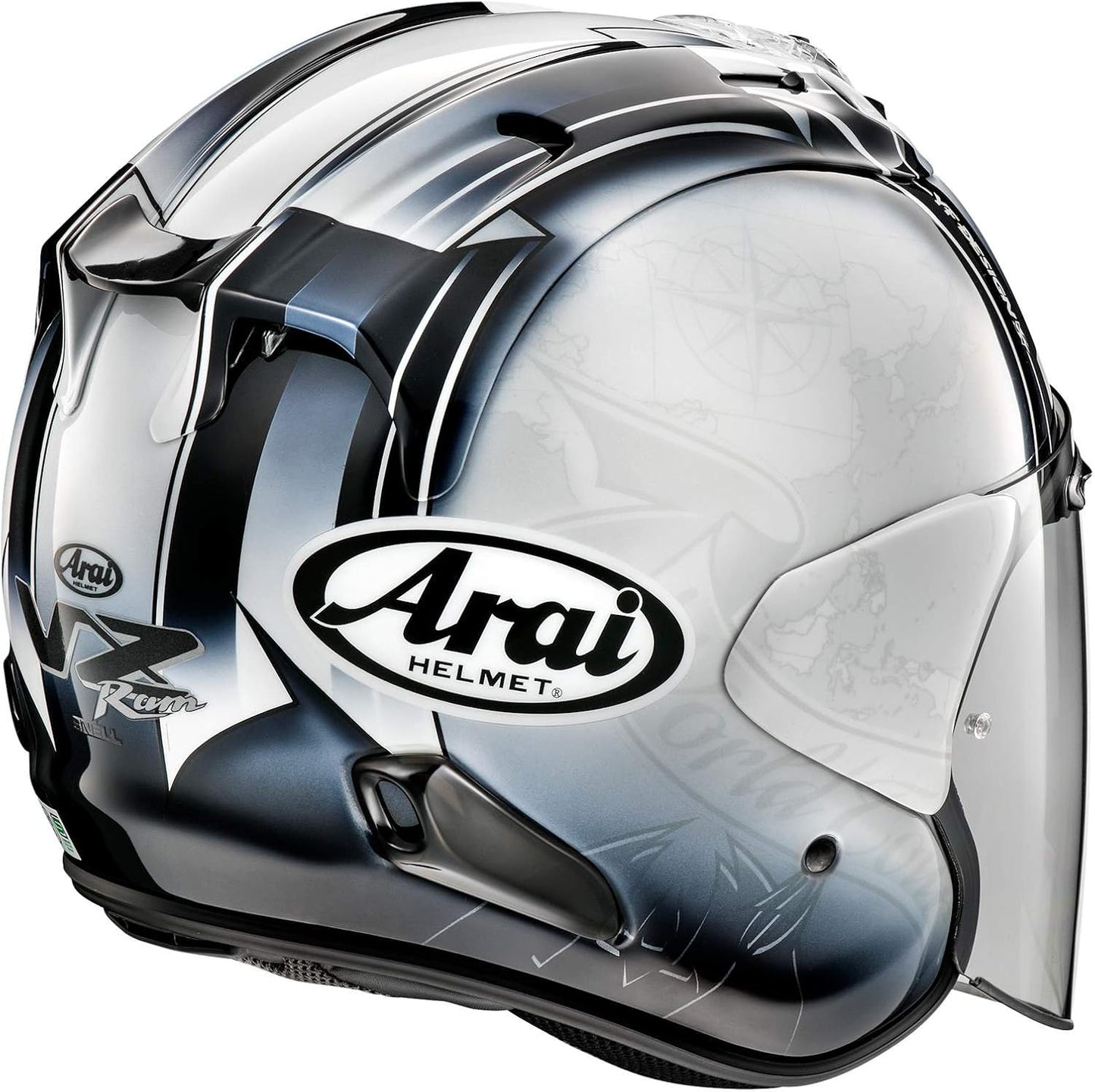 日本代購｜Arai 摩托車安全帽 - VZ-RAM HARADA TOUR 白色摩托車安全帽 59-60cm｜Amazon JP