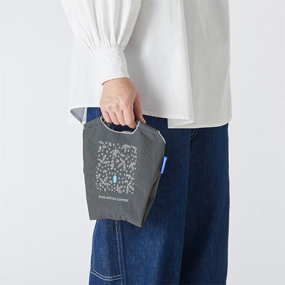 Blue bottle 藍瓶咖啡 刺繡環保袋迷你 - 咖啡葉