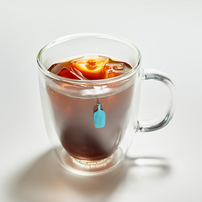 Blue bottle 藍瓶咖啡雙層玻璃馬克杯