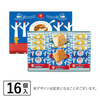 砂糖奶油樹沙瓦餅組合 16個入