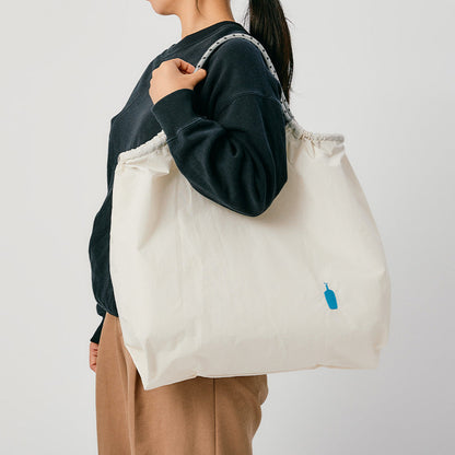 Blue bottle 藍瓶咖啡刺繡環保袋