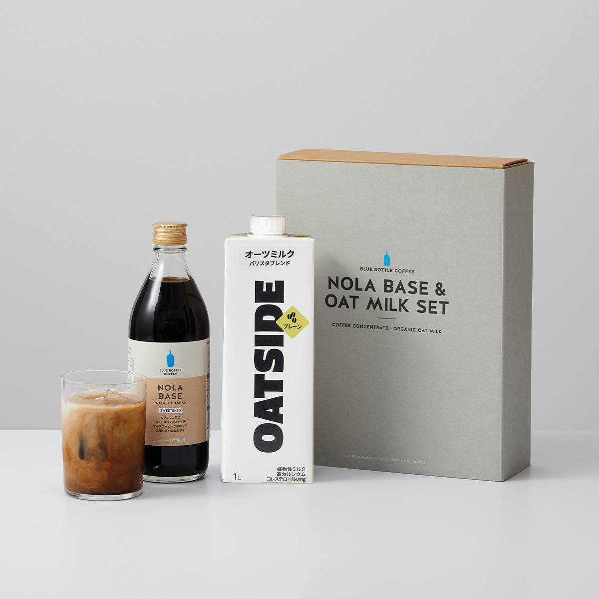 諾拉基底與燕麥奶的組合（燕麥側）