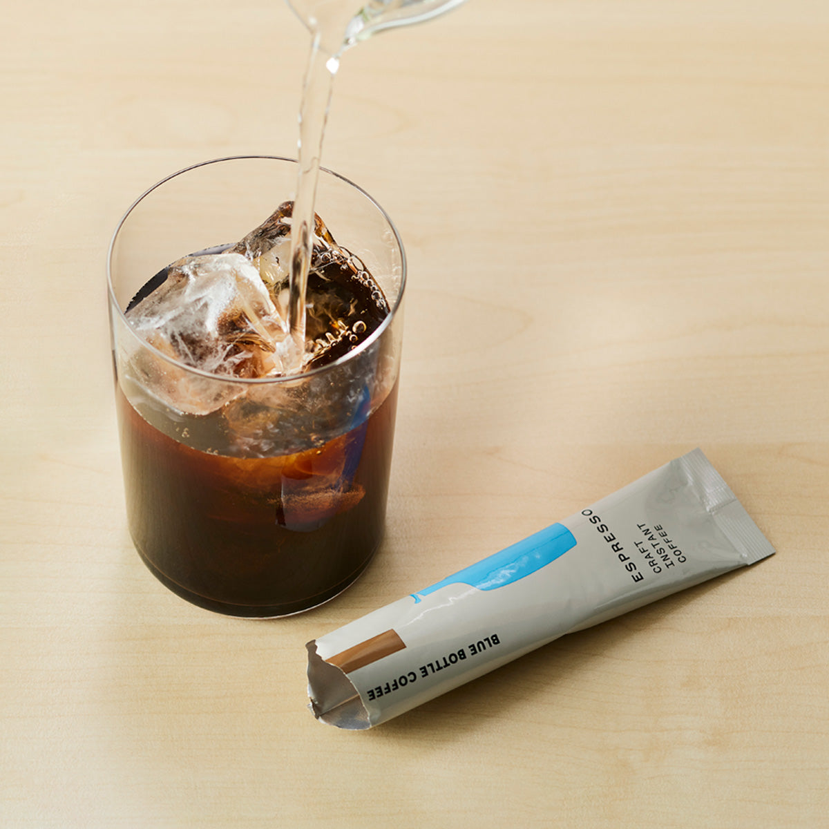 Blue bottle 藍瓶咖啡 石頭馬克杯 & 即溶咖啡 組合 in 蝴蝶結包裝袋
