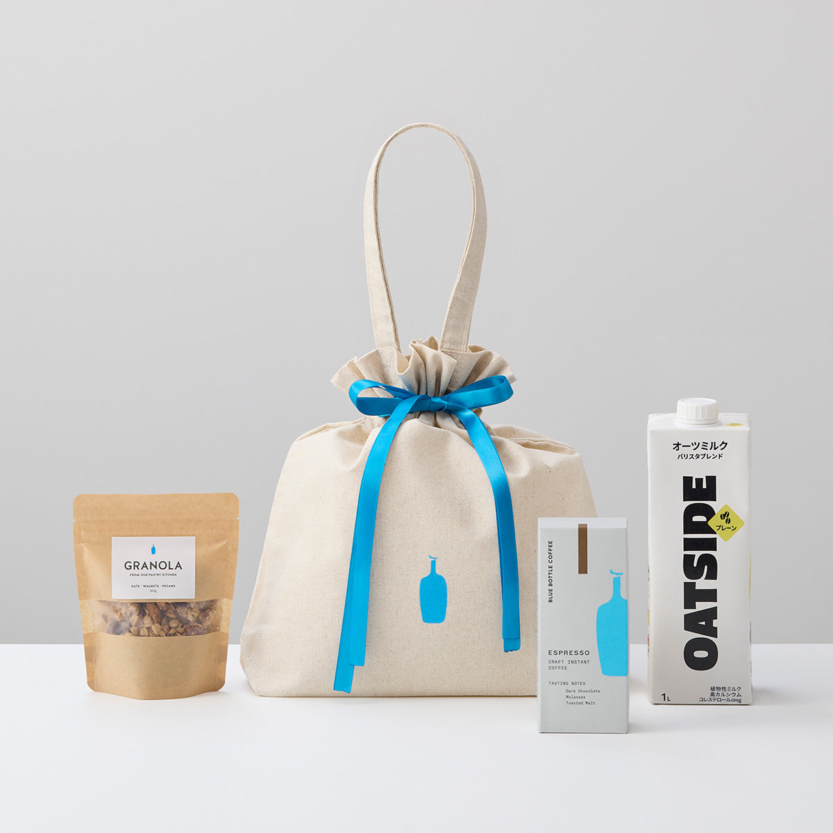 Blue bottle 藍瓶咖啡【線上限定】穀麥與燕麥奶即溶咖啡口味組合 in 蝴蝶結包裝