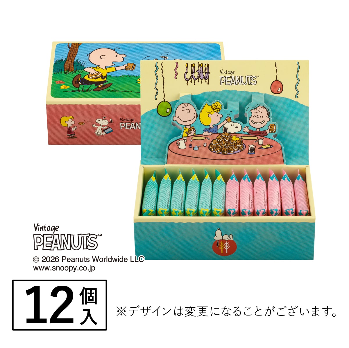 東京砂糖奶油樹史努比詰合12個入【草莓奶昔風味】