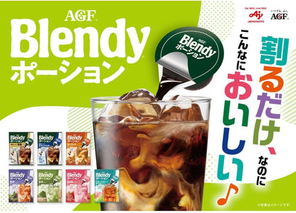 日本代購｜AGF 咖啡 - Blendy Potion 無糖濃縮咖啡 24個｜Amazon JP
