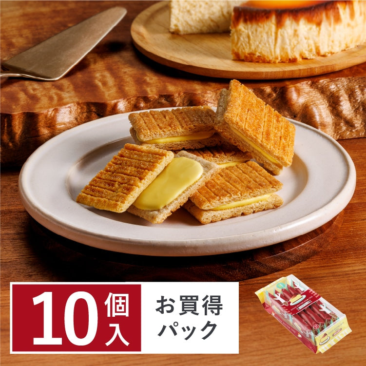 砂糖奶油樹 烘焙起司蛋糕風 10個入優惠包