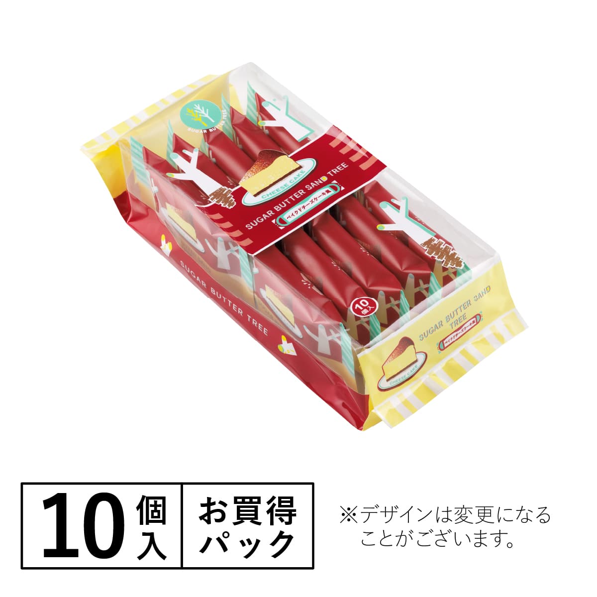 砂糖奶油樹 烘焙起司蛋糕風 10個入優惠包