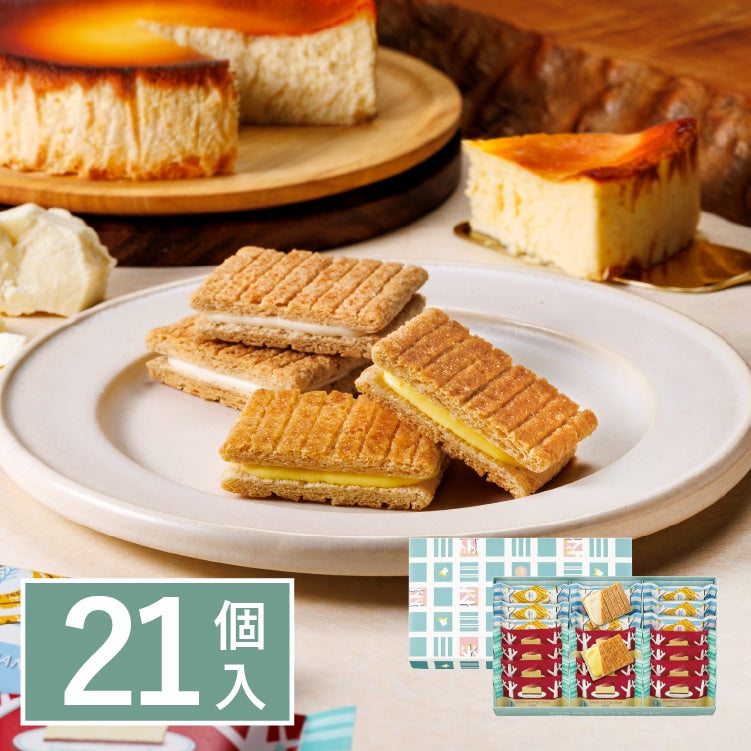 砂糖奶油樹 夾心餅綜合禮盒 21個入