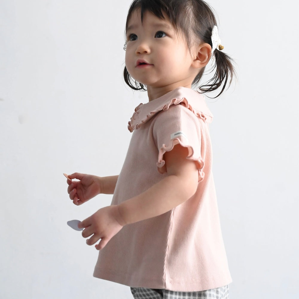 日本代購｜PUPPAPUPO T恤 - ビッグカラー 半袖 T恤｜PUPPAPUPO