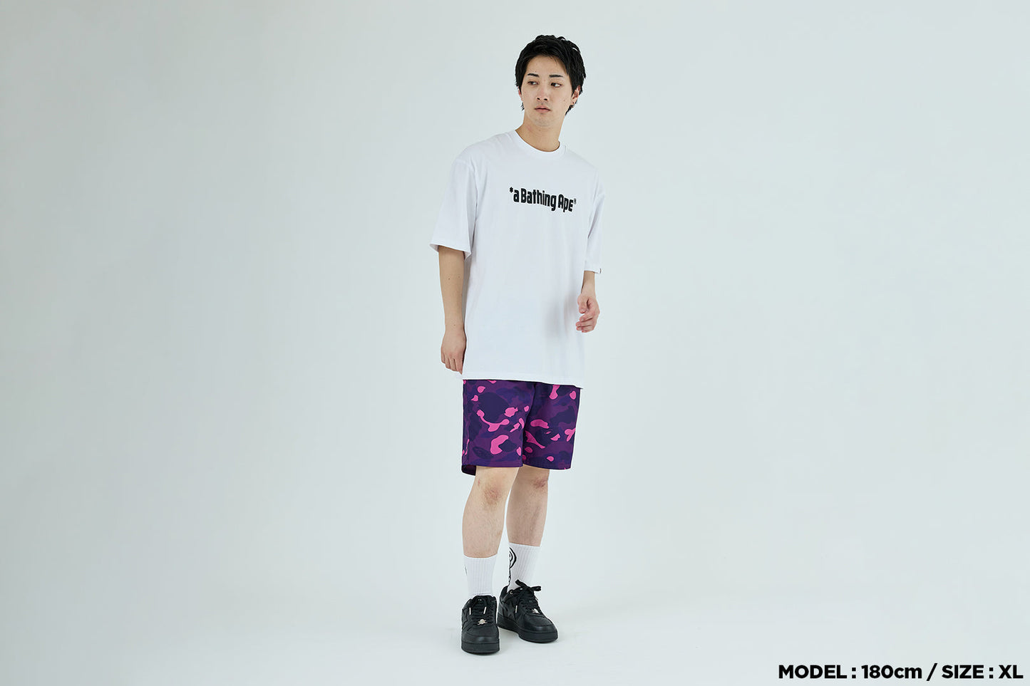 BAPE LOGO 寬鬆版 T 恤