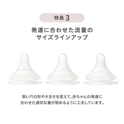 日本代購｜貝親 奶嘴 - 母乳實感乳首 L 2個入｜Pigeon