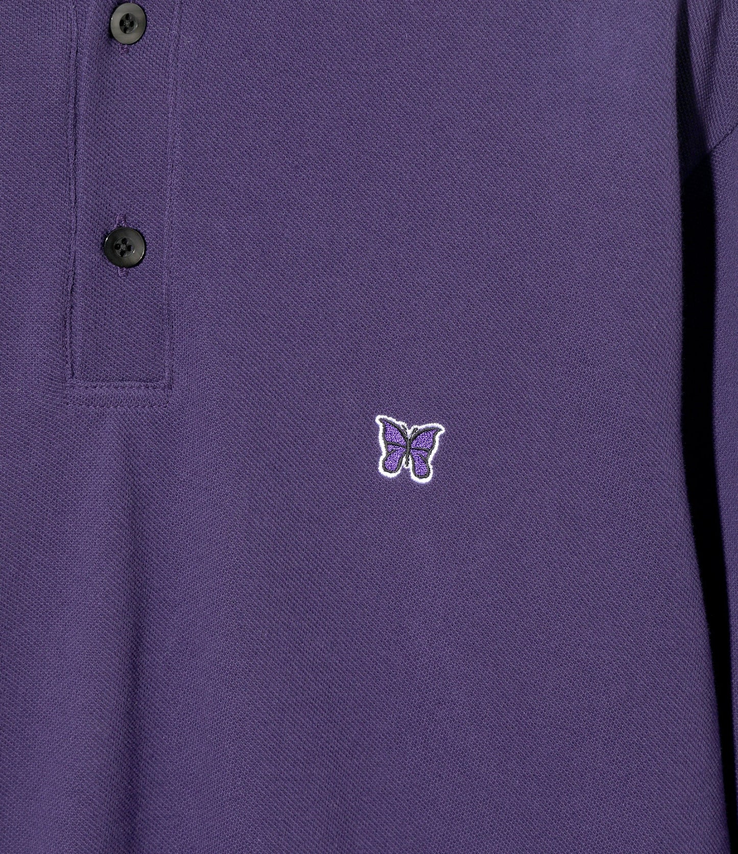 日本代購｜NEPENTHES 長袖 polo 衫 - Shawl Collar L/S Polo - 棉質 Pique｜NEPENTHES ONLINE STORE