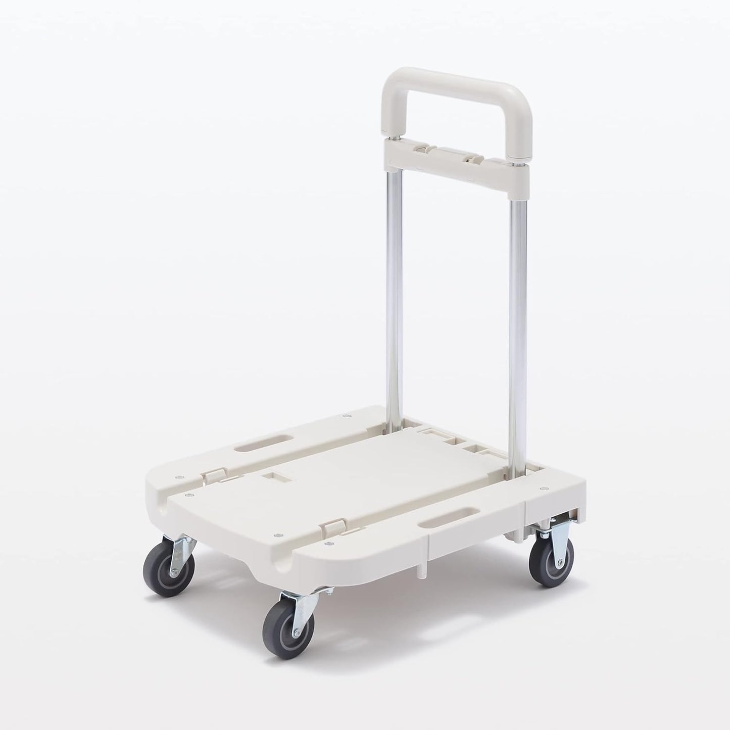 日本代購｜無印良品のストアを表示 無印良品 持ち手の高さを変えられるポリプロピレン台車 幅39×奥行44×高さ62?87.5cm 12823506 台車 折り畳み 軽量｜Amazon JP