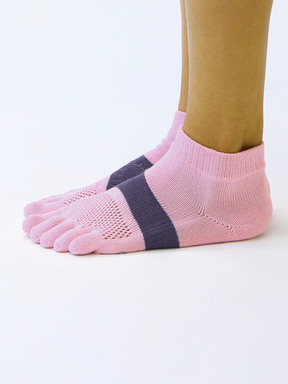 日本代購｜TABIO SPORTS レーシングラン五本指ソックス / Sサイズ【37 ローズピンク / 23.0〜25.0cm】｜TABIO SPORTS