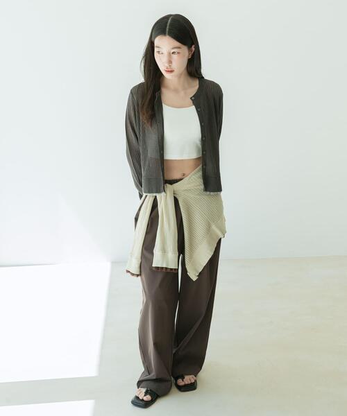 日本代購｜SENSE OF PLACE by URBAN RESEARCH SENSE OF PLACE by URBAN RESEARCH カーディガン 「洗濯可」UVケアシアーリブカーディガン レディース【オレンジ / ONE】｜ZOZOTOWN