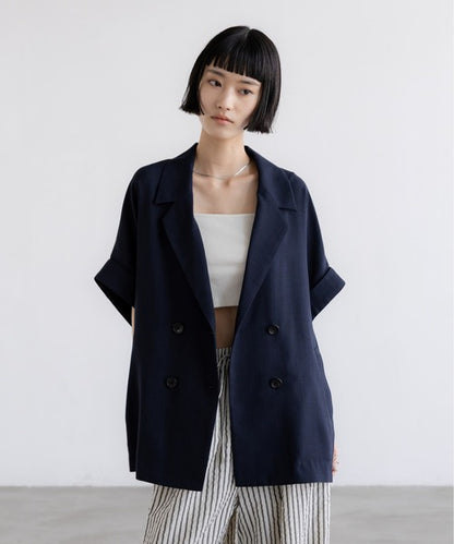 日本代購｜LOWRYS FARM LOWRYS FARM（ローリーズファーム） ジャケット テーラードジャケット バスケットダブルジャケット 637608 レディース【アイボリー / M】｜ZOZOTOWN