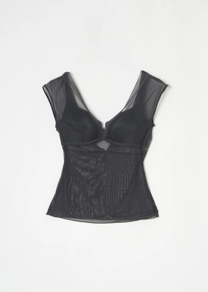 日本代購｜NICENICE MOMENT MESH FRENCH TOP【MESH FRENCH TOP - MESH GREY / M/A～C（3）】｜NICENICE MOMENT