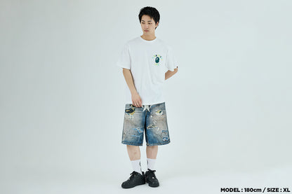 BAPE COLORS COLLEGE ATS TEE