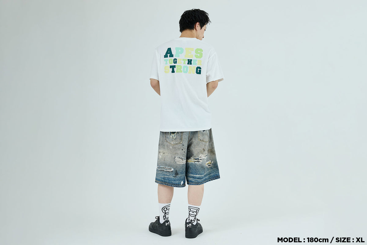 BAPE COLORS COLLEGE ATS TEE