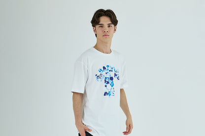 BAPE ABC CAMO COLLEGE MILO TEE