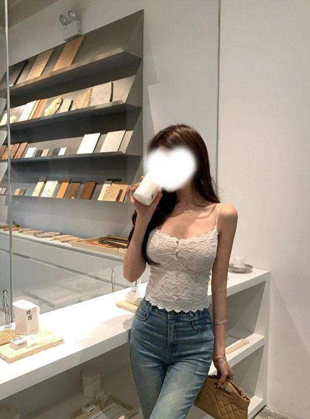 日本代購｜GRL 內搭背心 - 蕾絲杯內搭背心カップ付きレースキャミソール｜GRL