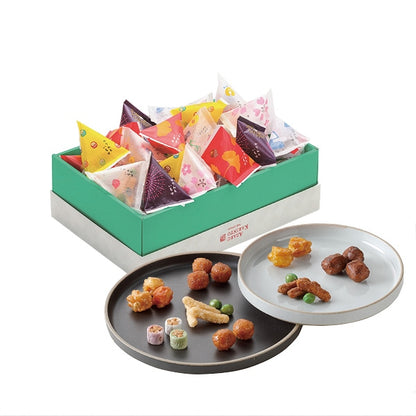 【日本代購】麻布かりんと いろは 8種花林糖禮盒 48袋入 AZ802｜東京麻布十番老舖 大容量送禮首選