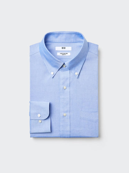 日本代購｜UNIQLO 襯衫 - 超不易皺襯衫/按扣領 3XL｜UNIQLO