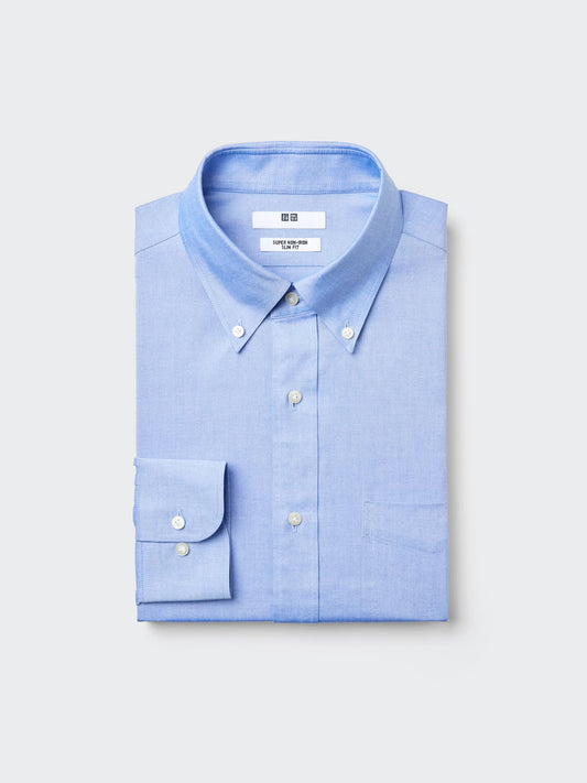 日本代購｜UNIQLO 襯衫 - 超不易皺襯衫/按扣領 3XL｜UNIQLO