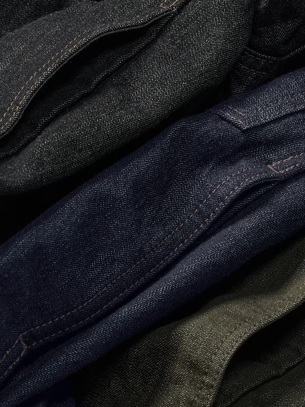 日本代購｜UNIQLO 外套 - デニムトラッカージャケット 黑色 XL｜UNIQLO