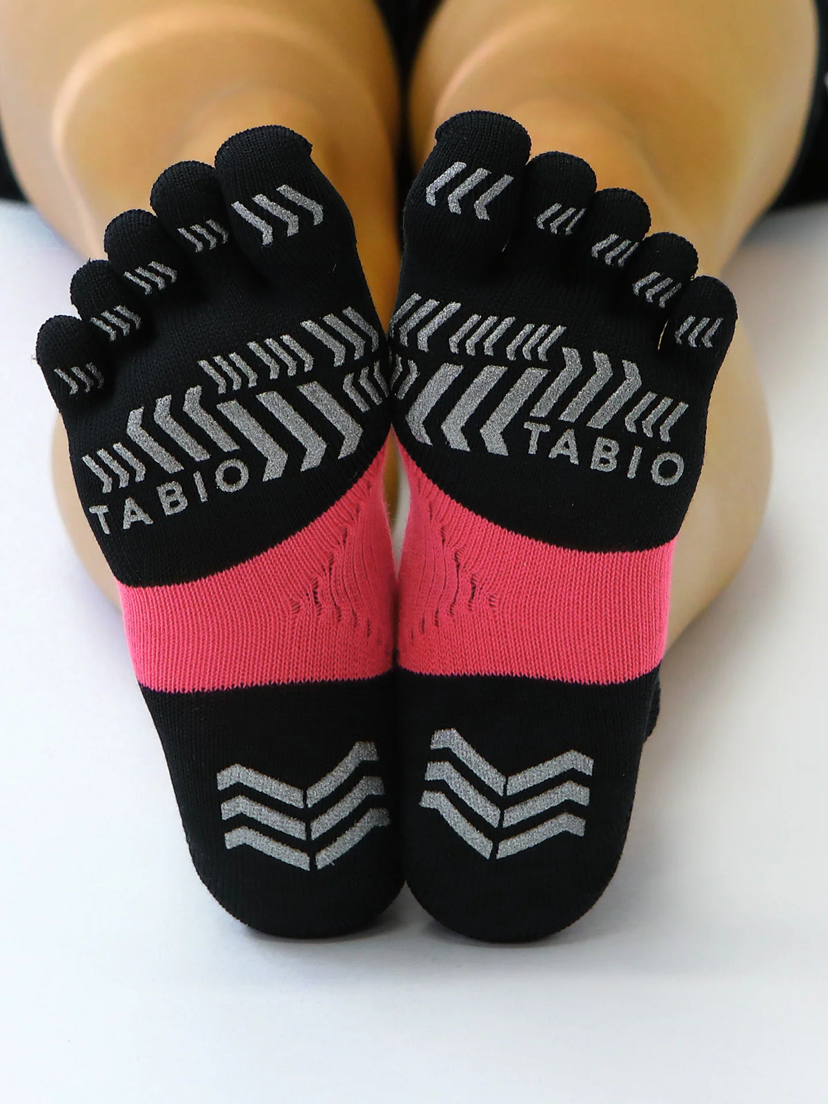 日本代購｜TABIO SPORTS レーシングラン五本指ソックス / Sサイズ【37 ローズピンク / 23.0〜25.0cm】｜TABIO SPORTS