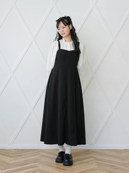 日本代購｜mero boutique 2018 連身裙 - 黑色プリーツ連身裙｜mero boutique 2018