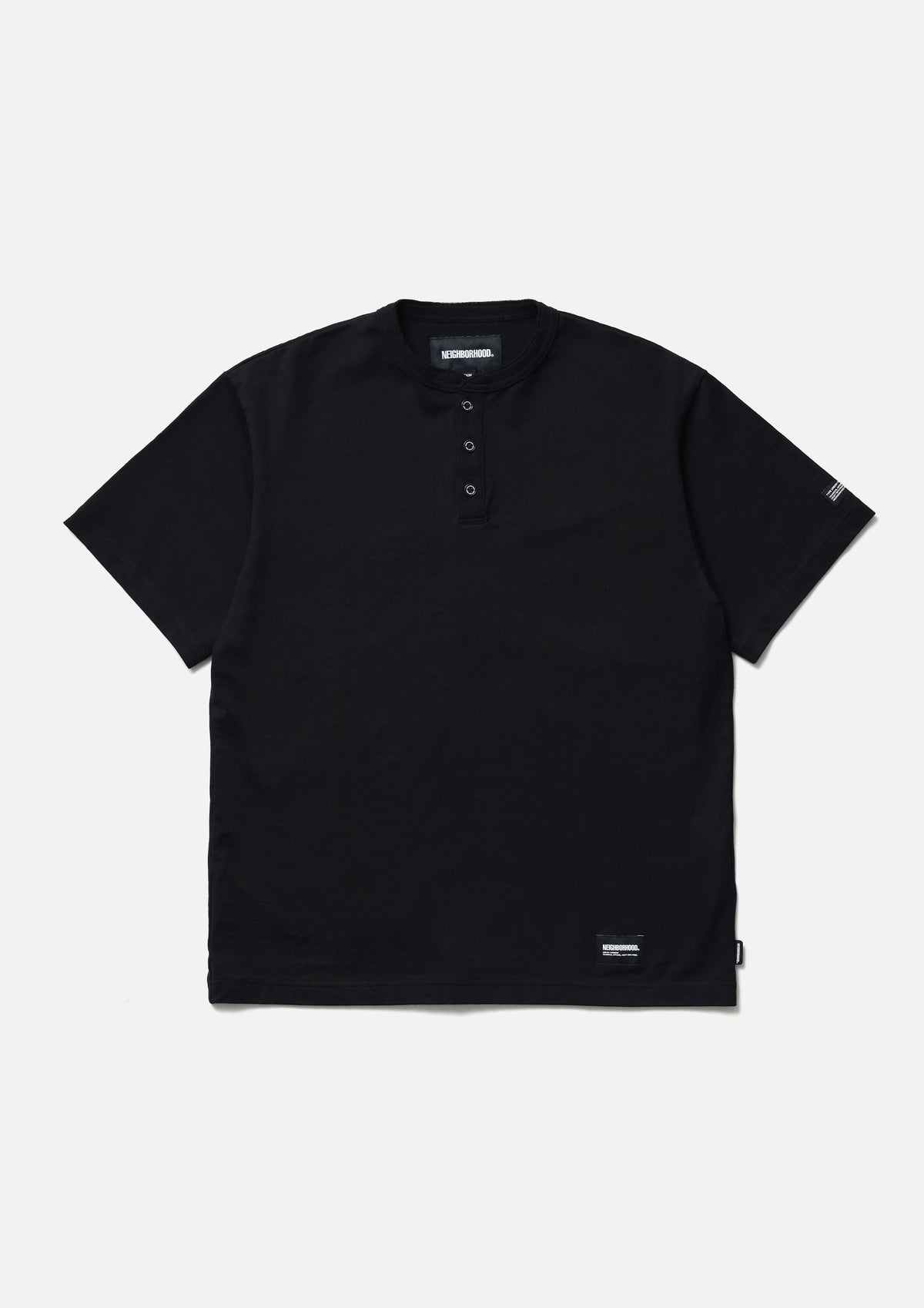 日本代購｜NEIGHBORHOOD CLASSIC HENLEY NECK SS【BLACK / XL】｜NEIGHBORHOOD