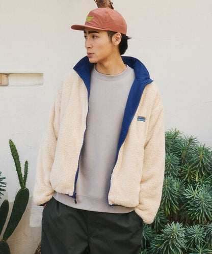 日本代購｜FREAK'S STORE FREAK'S STORE（フリークスストア） ブルゾン アウター フリース 限定展開 リバーシブルライナーセット 4way スタンドカラー ブルゾン / ナイロンフリース ライナーセット / ２枚セット メンズ【ナチュラル / S】｜ZOZOTOWN