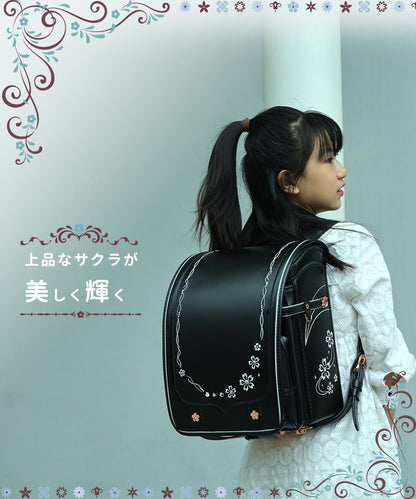 日本代購｜バオバブの願い 書包 - 桜 女孩書包 輕量 豪華刺繡｜Amazon JP