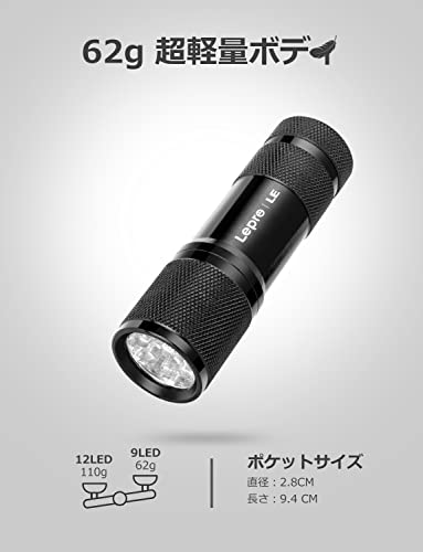 Blacklight UV 紫外線燈 | 懷中電筒 | 附單四電池 | 適用於寵物尿漬偵測、偽鈔驗證 | 便攜設計