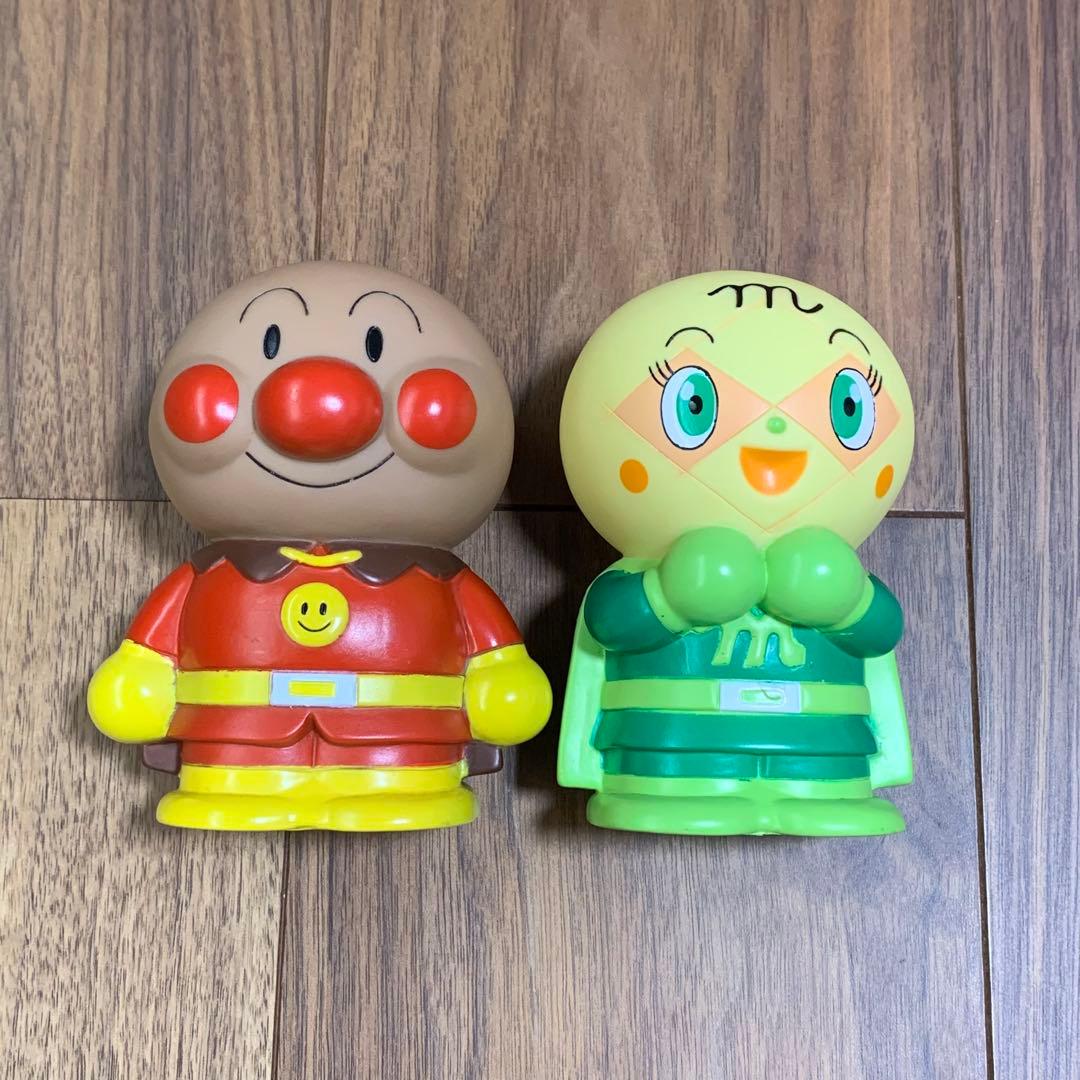 日本代購｜●アンパンマン メロンパンナちゃん 貯金箱 2体セット　信金　レトロ｜Mercari