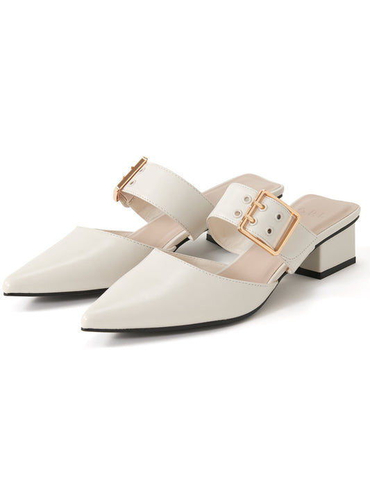 日本代購｜GRL 鞋子 - 尖頭涼鞋 GRL【象牙色 / 22.5cm】｜GRL