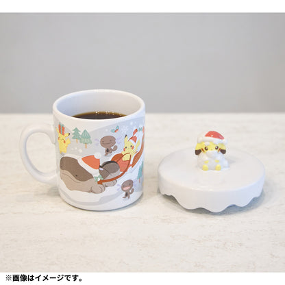 日本代購｜Pokémon Center 蓋付きマグカップ クリスマスじゅんびチュウ！コップ・マグカップ｜Pokémon Center