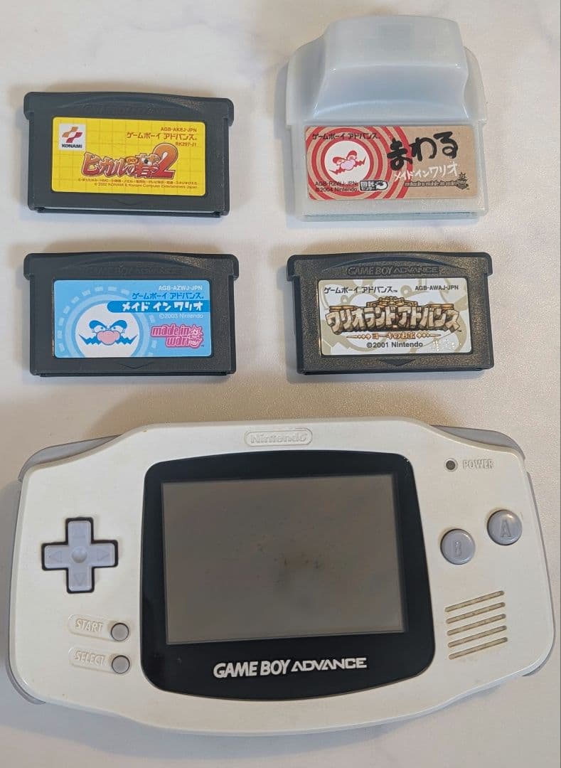日本代購｜【ソフト・電池・ケース付】ゲームボーイアドバンス本体+ソフト4本｜Mercari
