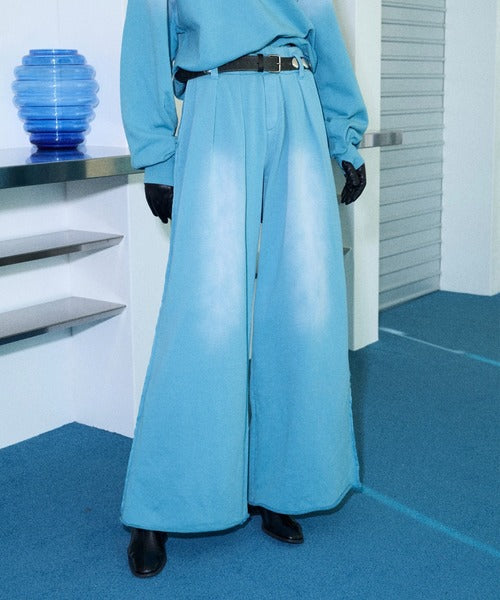 日本代購｜seyto 運動褲 - Bleach-fade 3タック運動褲【藍色】｜ZOZOTOWN