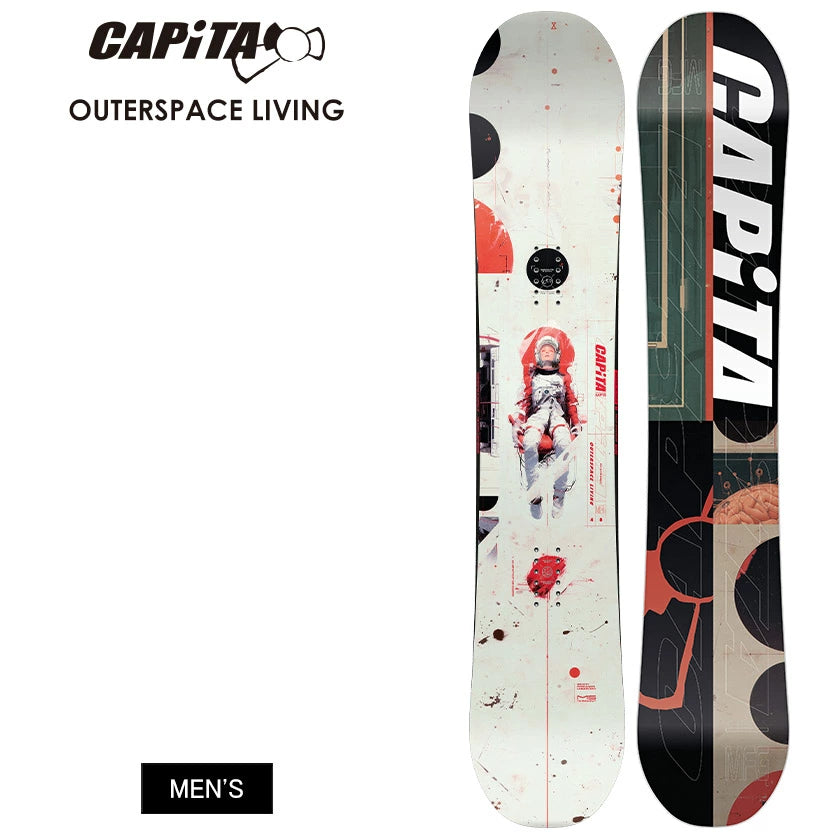 日本代購｜CAPITA 滑雪板 - OUTERSPACE LIVING 25-26 男性滑雪板｜樂天